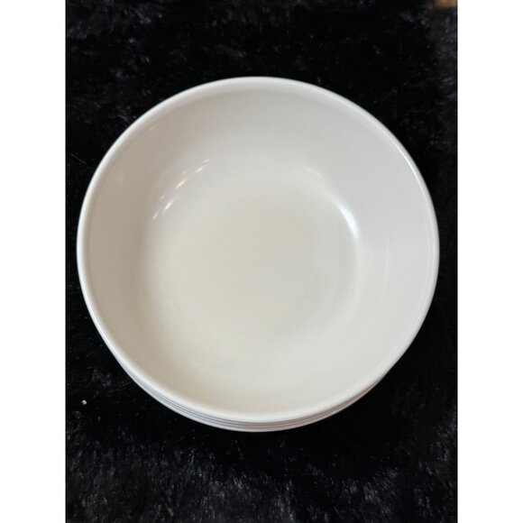 AELS Set Of 4 White & Blue Gradient Melamine Bowls - Picture 4 of 7